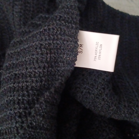 BLACK KNITTED KERISMA KNIT TOP BLOUSE - Picture 6 of 8